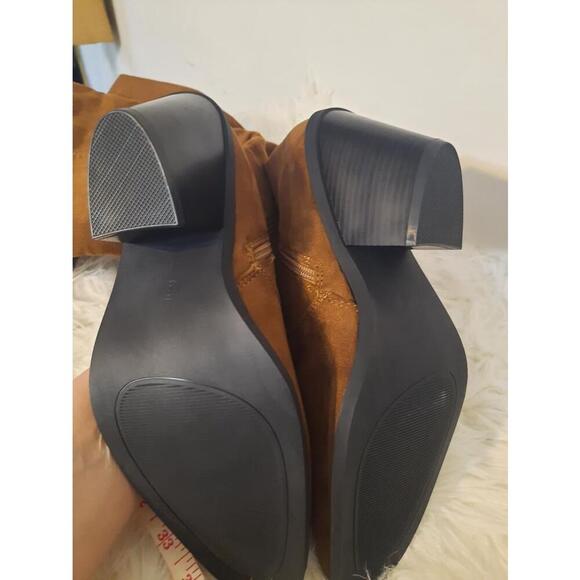 NWOT Women's Leather Cowboy Western Brown Boots Size 8. NWOT. #Coastal Cowgirl - Picture 2 of 4